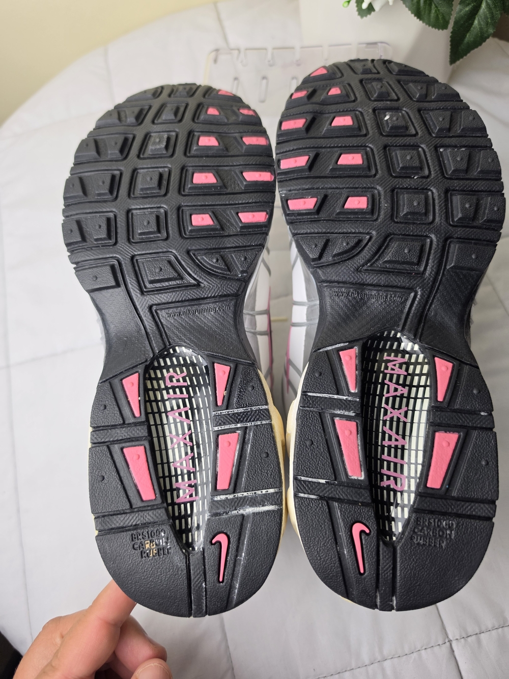 Nike Air Max Torch SL Wome's White Pink Silver Sneakers Size 9 - Picture 7 of 7